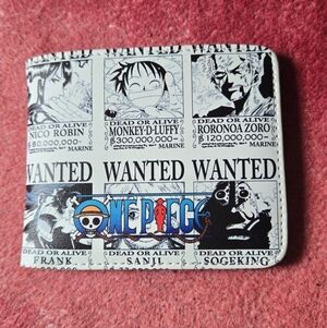New One Piece Anime Manga Leather Wallet